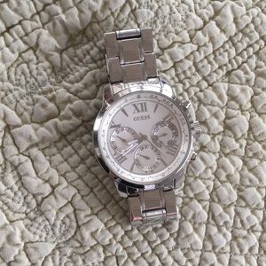 Silver women’s guess watch